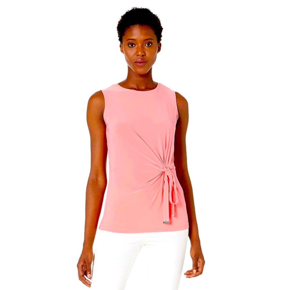 Tommy Hilfiger Side Tie Waist Sleeveless Knit Top